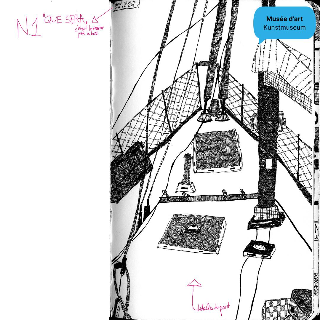 TAKEOVER Des kilomètres d’escaliers. Des kilomètres de minutes. Des kilomètres de pensées avant de « faire ». Des kilomètres de faits. N.1 Tenir à jour le carnet de bord de la maison-bateau. Illustrations : terminées. Plus qu’à en écrire les més.aventures. Mais attention pas trop. Ne pas déborder du livre. N.2 Penser l’exposition « la maison » (titre provisoire) pour la mi-mars. Commander le matériel. Réceptionner le matériel. Tout trier dans la tête. Deux fois. Tout trier dans la tête. Faire des prototypes trop grands et pas fonctionnels. Faire des croquis, trop petits et pas fonctionnels. Ne rien commencer avant la dernière minute. N.3 Être en constante recherche de Roland.e. Être en constante vadrouille avec Roland.e. Il reste des kilomètres à faire. • 🔹 Charlotte Centelighe est la nouvelle artiste en résidence au Musée d'art du Valais ! 🔹 Pour vous permettre de vivre cette expérience de l'intérieur, Charlotte Centelighe prend le contrôle du compte Instagram des Musées cantonaux du Valais, et vous emmène dans les coulisses de son atelier, ouvert jusqu'en juin 2025, situé au cœur du Musée d'art du Valais. En partenariat avec @edhea_ch #museum #museescantonaux #kantonsmuseen #museesvalais #wallisermuseen #museedartduvalais #kunstmuseumwallis #Valais #Wallis #switzerland #art #kunst #residence #takeover @charlottecentelighe @museumspass @culture.canton.vs @visitsion 📷 © Charlotte Centelighe