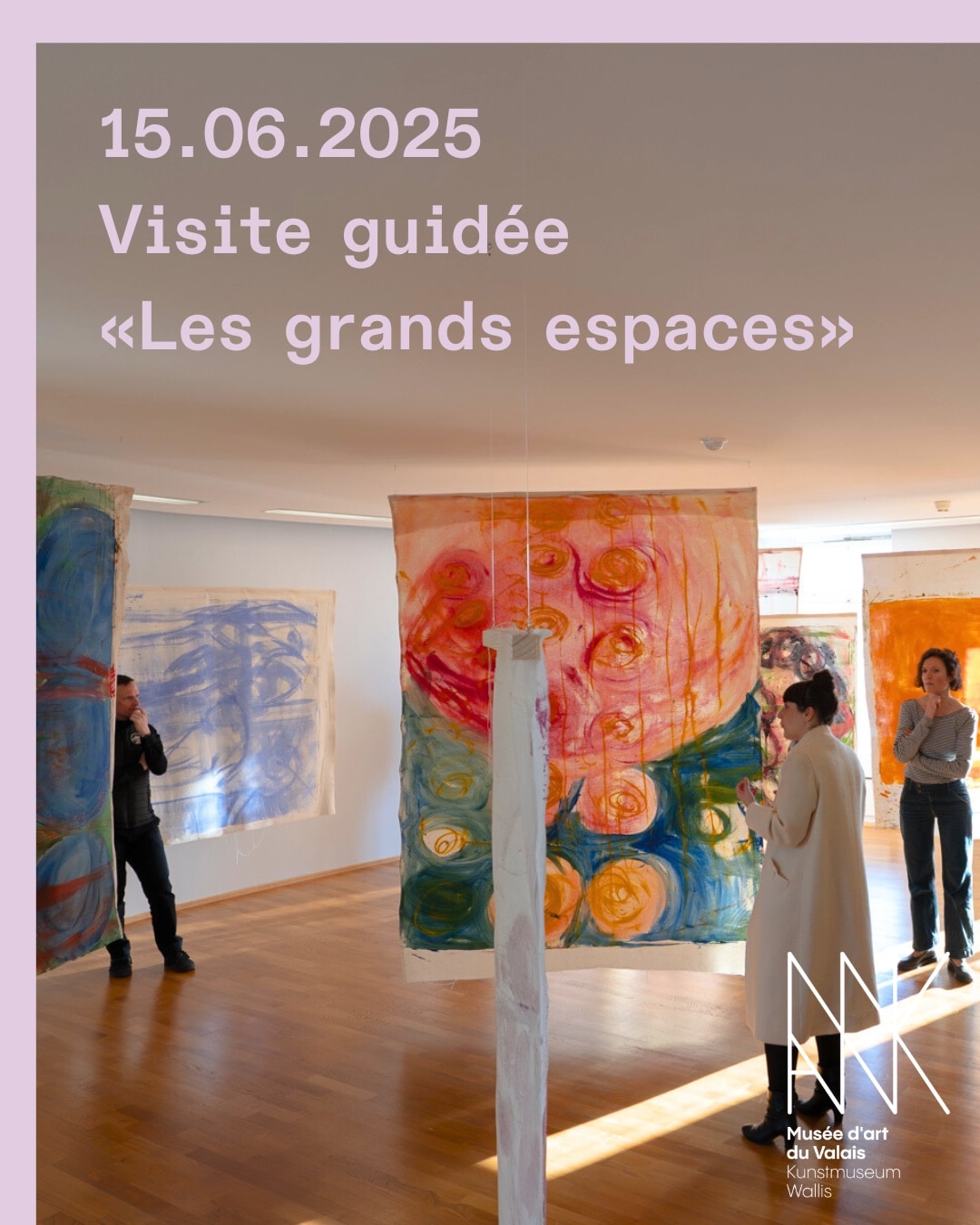 Rendez-vous Le Musée d'art du Valais vous invite à découvrir le cycle d'expositions "Les grands espaces" en compagnie de sa directrice et commissaire de l'exposition Laurence Schmidlin. Un rendez-vous à ne pas manquer si vous souhaitez découvrir le nouveau parcours et les nouvelles œuvres qui se déploient en 3 expositions. 🔹Dimanche 15 juin 2025 🔹11h15 (durée 1h) 🔹Public adulte 🔹Compris avec l’entrée au musée, sans inscription 👉 Retrouvez toutes les infos dans le lien en bio. #museedartduvalais #museesvalais #art #kunst #visiteguidee 📷 © Musées cantonaux du Valais, Sion.