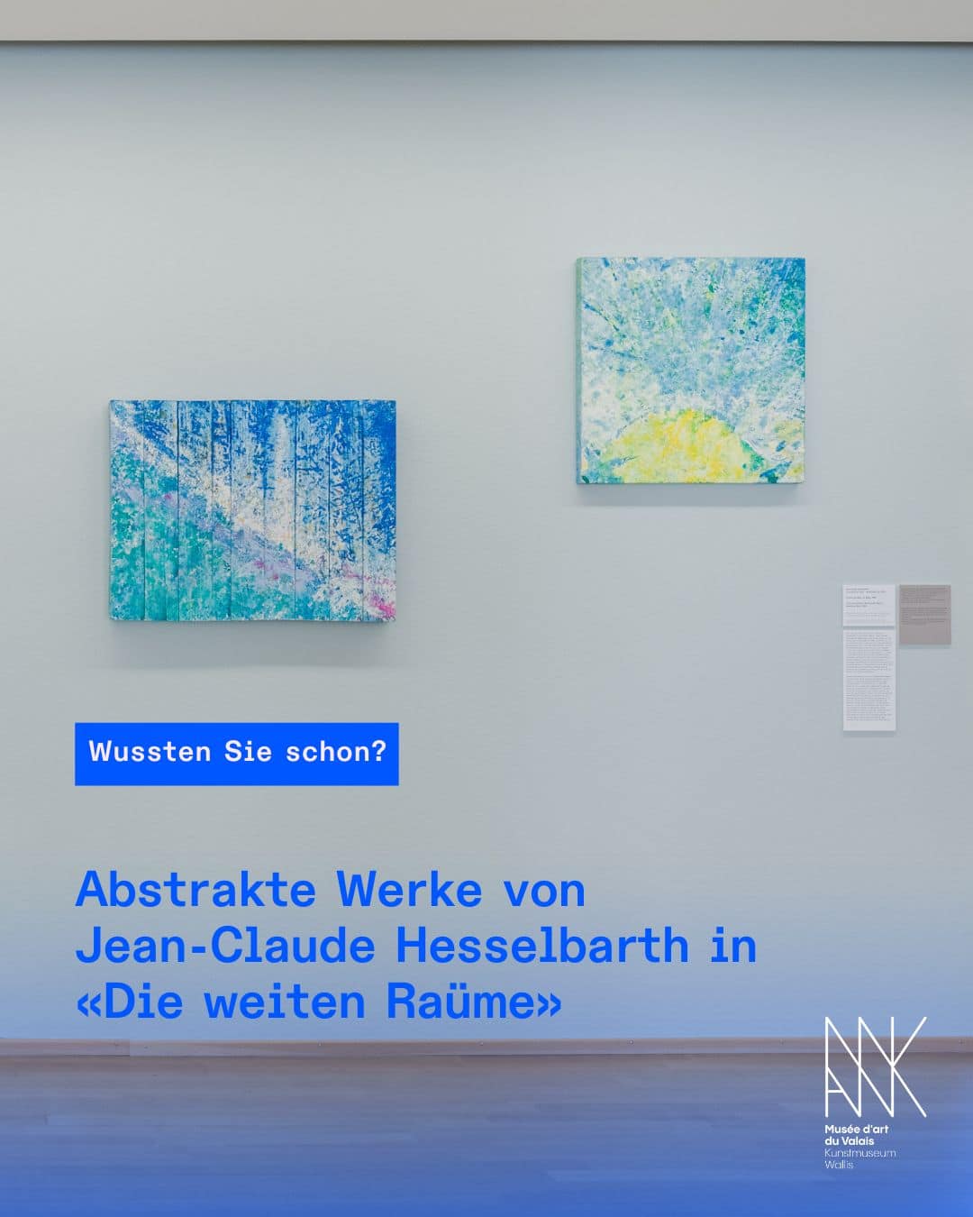 Abstrakte Werke von Jean-Claude Hesselbarth