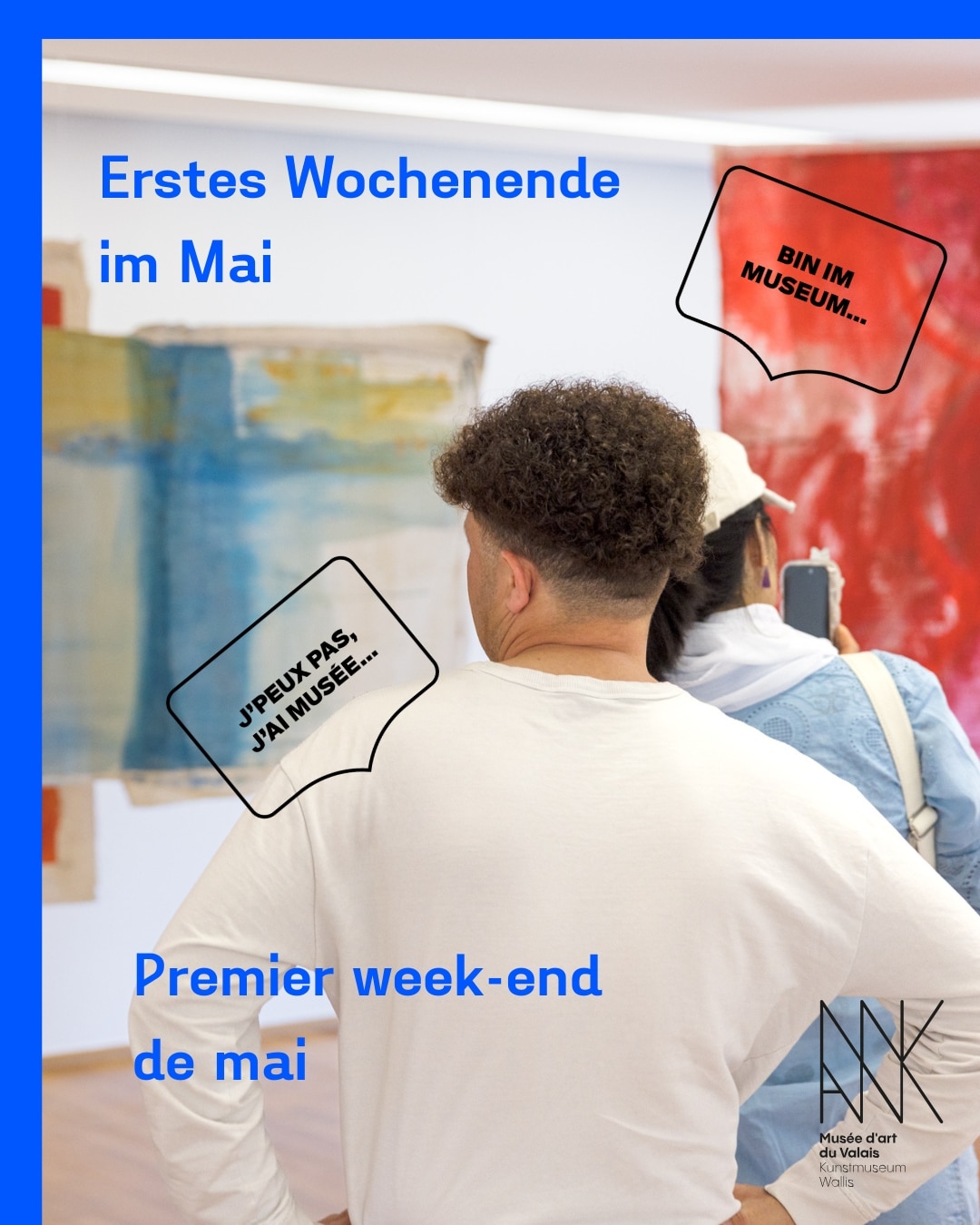 J’peux pas, j’ai musée! Tous les premiers week-ends du mois : entrée libre au Musées cantonaux du Valais et activités gratuites dans un des musées. Le week-end prochain c'est au Musée d'art du Valais que ça se passe. Au programme : 🟦 Samedi matin, le workshop de 10h30 à 12h00 👉 "Body Mov’art" avec Priska Antille et Anne-Romaine Favre, dès 16 ans 🟦Dimanche matin, la visite guidée à 11h00 👉Découvrez les nouvelles expositions du musée avec notre guide 🟦Dimanche de 13h00 à 17h00 👉 L'atelier pour toute la famille, dès 6 ans 🏰Et en bonus tous les premiers dimanches du mois : la visite guidée gratuite de la Basilique de Valère à 14h00 et 15h30. Pour découvrir l'agenda en détails et pour tout savoir sur le cycle "J'peux pas j'ai musée" : rendez-vous sur musee-art-valais.ch #museesvalais #museedartduvalais